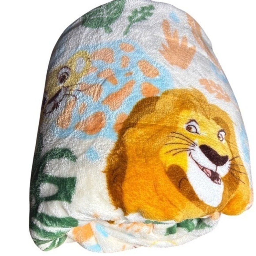 Disney The Lion King Simba Oversized Plush Throw Blanket 5ft by 6ft GIFT NEW